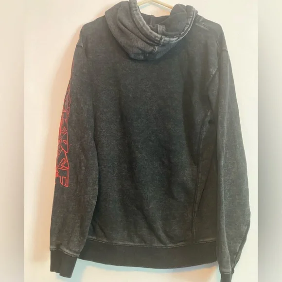 Corpse Husband Miss You SZ M black acid wash Hoodie unisex 100% cotton like New